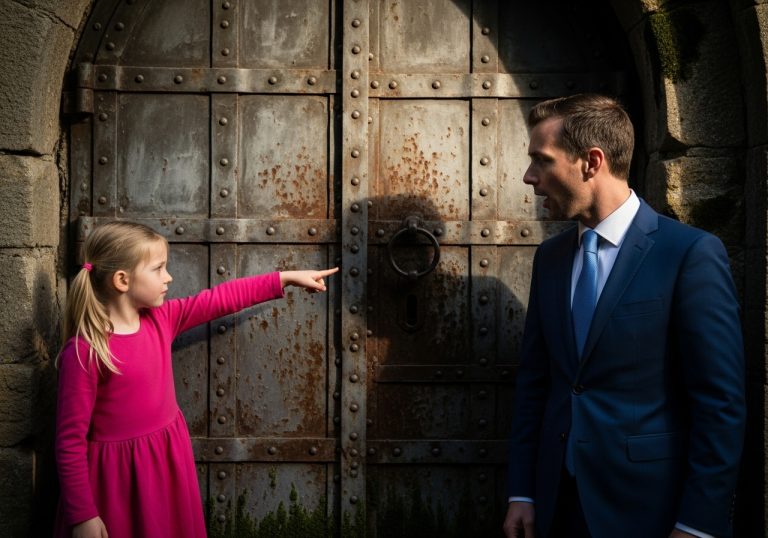 “Your Son Is In The School Basement!” — The Little Girl’s Words Left the Millionaire Frozen.