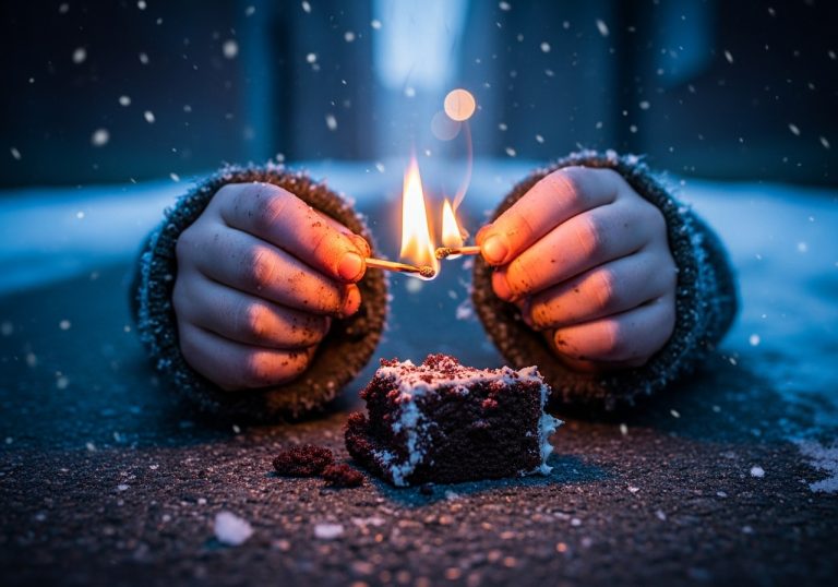 He Lit a Single Match for a Cake Found in the Trash on His 10th Birthday. When He Finally Spoke Two Words at a Rally, the Mayor Froze in Fear.