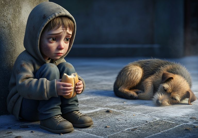 On the Coldest Night of the Year, a Restaurant Owner Poured Bleach on Scraps to Spurn a Starving Boy. He Never Expected Who Was Watching.