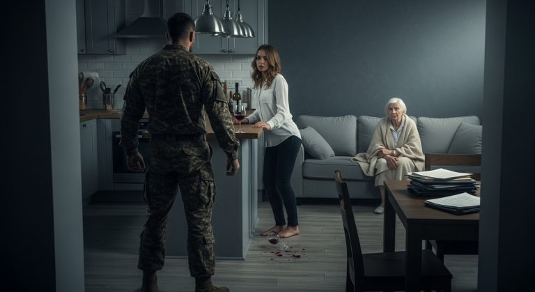 I Returned From Deployment Three Days Early To Surprise My Wife, But When I Heard A Whimpering Sound Coming From The Frozen Garden Shed, I Found My Own Mother Chained Like An Animal, And The Reason My Wife Gave Me Made Me Reach For My Service Weapon…