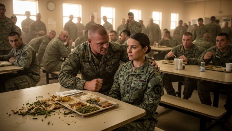 He Called Her “Worthless” and Flipped Her Tray. He Didn’t Know She Was The Deadliest Person in the Room.