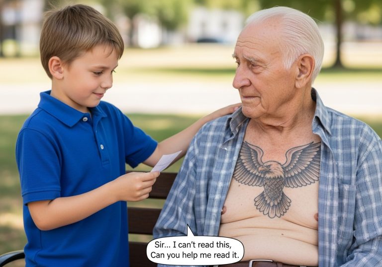 78-Year-Old Vet Agrees to Read an Old Letter for a 9-Year-Old Boy, But the 70-Year-Old Secret Inside Shatters His Entire Life.