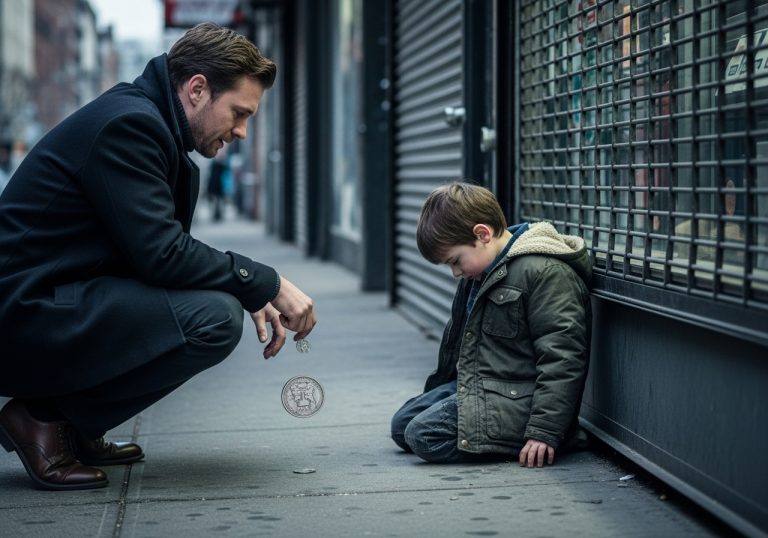 I Walked Past What I Thought Was Just Another Pile of Trash on a Freezing New York Sidewalk, But Then I Saw a Tiny Hand Clutching a Single Silver Dollar, and When I Realized Why He Refused to Let Go, It Shattered My Heart and Forced Me to Confront a Dark Secret Hidden in Plain Sight That We Are All Guilty of Ignoring.
