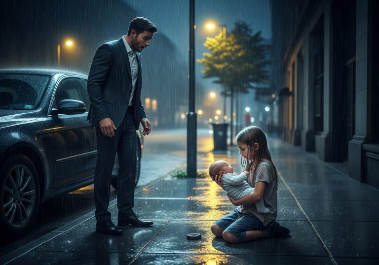 I Was Driving My $150,000 SUV Through The Worst Chicago Blizzard in History Feeling Completely Empty Inside Until I Spotted Something Moving Under The Concrete Pillars Of The I-90 Overpass And Realized It Wasn’t Debris—It Was A Ten-Year-Old Girl Desperately Wrapping Her Blue-Lipped Baby Brother In Black Hefty Trash Bags To Keep Him From Freezing To Death, A Sight That Instantly Shattered My Ego, Broke My Heart Into A Million Pieces, And Forced Me To Make A Split-Second Decision That Would Cost Me My Reputation But Save Two Innocent Lives.