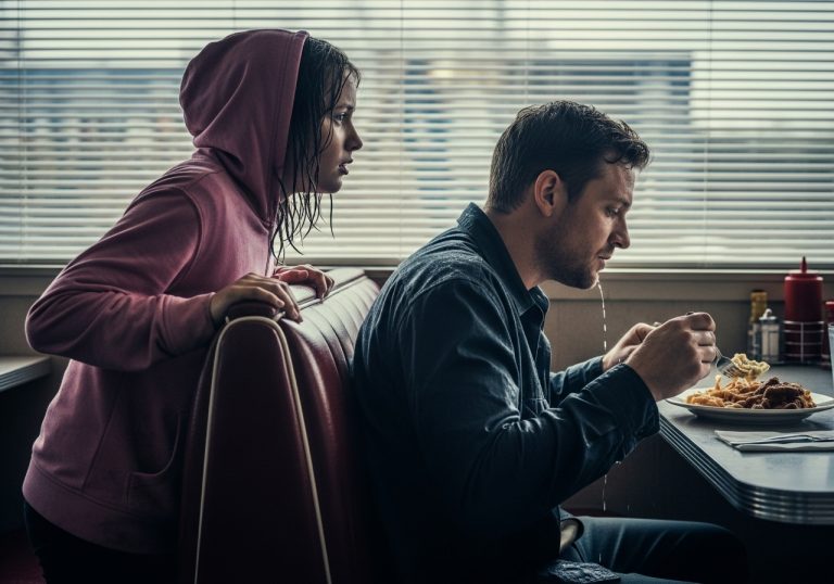 I Sat In A Grimy Diner At 2 AM Watching A Soaking Wet Little Girl Pace In Circles For Twenty Minutes, Terrified To Speak, And When She Finally Trembled Up To My Booth To Ask Me A Question That No Child Should Ever Have To Ask, It Shattered My Entire Worldview And Revealed A Heartbreaking Reality About Poverty In America That We Are All Too Scared To Look At Directly.