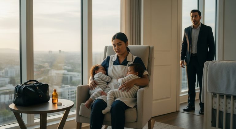 I Was Just the New Maid Hired to Clean a Billionaire’s Mansion in Connecticut While His Twin Daughters Screamed in Agony for Months, But When I Held Them and They Finally Slept, the High-Priced Concierge Doctor Threatened to Have Me Arrested—Until I Found the Empty Vials in Her BMW and Realized She Wasn’t Curing Them, She Was Slowly Poisoning Them to Keep Their Father All to Herself.