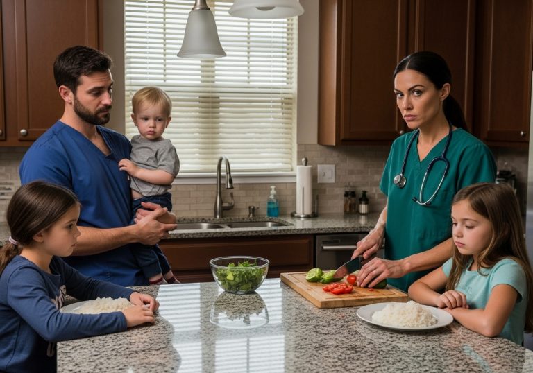 I Came Home Early From The Hospital And Found My 7-Year-Old Daughter Trembling Under A Blanket In A Freezing Room. When I Finally Coaxed Her Out, She Whispered A Secret That Shattered My World, Revealing That The “Perfect” Wife I Married Was Actually A Monster Who Was Slowly Starving My Children To Death Inside My Own Multi-Million Dollar Mansion.
