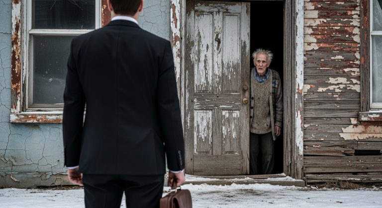 He Returned To Evict A “Deadbeat” Tenant, Only To Find The Teacher Who Saved His Life Shivering In The Dark.