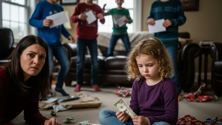 My Wealthy Parents Gave My 7-Year-Old Daughter a Single Dollar Bill for Christmas While Her Cousins Waved $5,000 Checks in the Air, Claiming She ‘Didn’t Deserve More’ Because She Wasn’t Their ‘Blood’—So I executed a Calculated, Cold-Blooded Revenge That Destroyed Their Golden Years in Exactly Six Days.