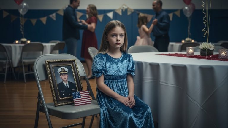 PTA President Humiliates 7-Year-Old For Saving A Chair For Her “Dead” Father, Then Drops To Her Knees When The Gym Doors Swing Open