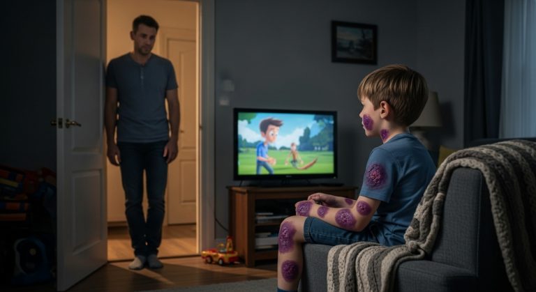 I Walked In To Find My 7-Year-Old Covered In Black And Blue Bruises. When He Whispered Who Did It, I Didn’t Just Call The Police—I Started A War.