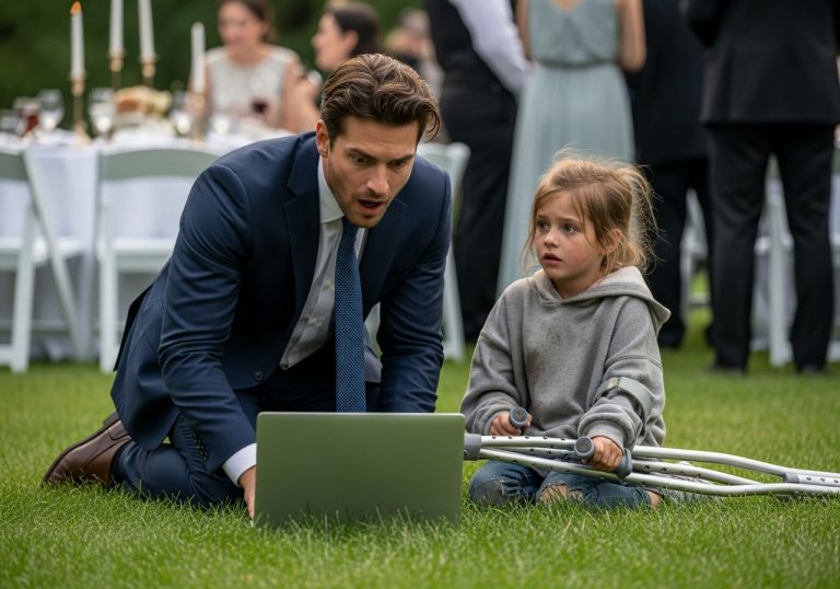 They Laughed At The Homeless Paralyzed Girl For Touching The CEO’s Laptop At A High-Society Party, But When He Saw She Solved An Impossible Equation That Saved His Empire $788 Million In 60 Seconds, He Realized She Wasn’t A Beggar—She Was The Victim Of A Terrifying Experiment That The Elite Would Kill To Keep Secret.