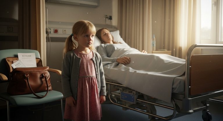 Mom Was Dying in a Hospital Bed and Missed the Interview That Could Save Us from Homelessness, So Her 4-Year-Old Daughter Put on Her Best Pink Dress, Stole the Resume, and Walked Alone Into the Skyscraper to Face the Ruthless Billionaire CEO—What He Did Next Left the Entire Boardroom in Stunned Silence and Changed History Forever.