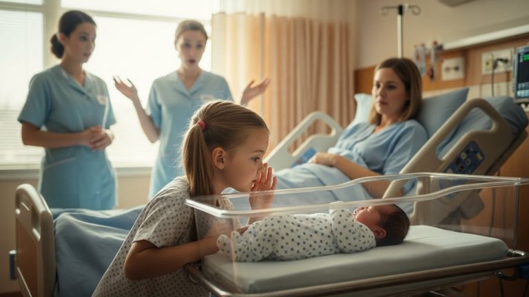 My 4-Year-Old Whispered A Secret To Her Newborn Sister That Made The Nurses Freeze—And I Realized My Husband Wasn’t Who I Thought He Was