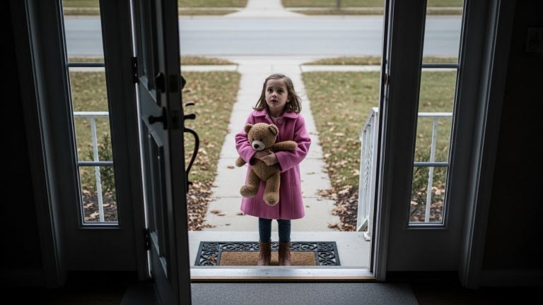 I CAUGHT A LITTLE GIRL RINGING MY DOORBELL EVERY DAY AT NOON. WHEN I FOLLOWED HER HOME, I CALLED THE POLICE IMMEDIATELY.