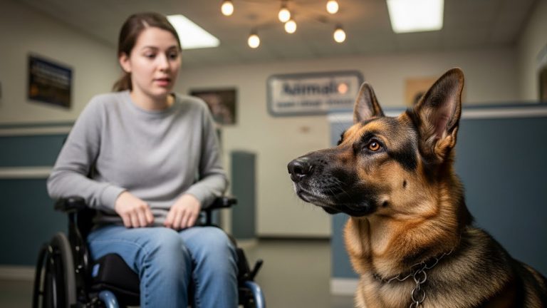 The Shelter Staff Warned Me He Was A “Monster” On Death Row. But When The 100-Pound German Shepherd Saw My Wheelchair, He Did Something That Left Everyone Speechless.