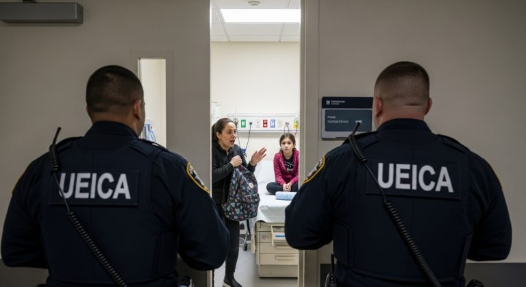I Was Examining a Silent 8-Year-Old Girl for a Stomach Flu When She Pulled Me Close and Whispered Seven Words That Made My Blood Run Cold—I Immediately Called Security and Said, “Do Not Let Her Mother Leave This Building.”