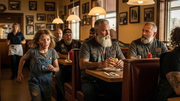 I Was The Sergeant-At-Arms Of A Notorious Biker Gang Turning A Blind Eye To The World, Until A 6-Year-Old Girl Walked Into Our Bar With A Black Eye And Asked For “The Scariest Man Alive” To Save Her Mother From The Monster In The Parking Lot—And What Twenty Hardened Criminals Did Next Will Restore Your Faith In Humanity.