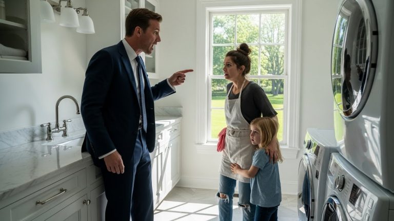 I CAME HOME EARLY TO FIND THE NEW CLEANING LADY WITH MY MUTE DAUGHTER ON HER SHOULDERS AND I EXPLODED IN A BLIND RAGE THAT DESTROYED EVERYTHING, BUT WHAT I DISCOVERED DAYS LATER BROUGHT ME TO MY KNEES WEEPING AND BEGGING FOR FORGIVENESS IN A WAY THAT CHANGED MY LIFE FOREVER