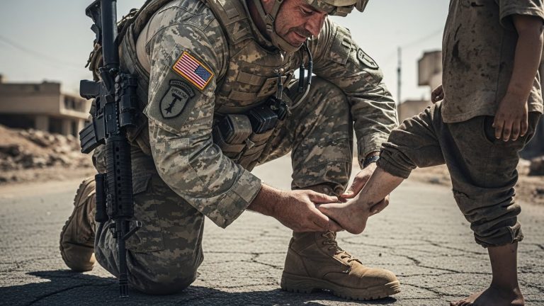 US Army Sergeant Halts Patrol To Confront A Crying Boy, Then Leaves The Journalist Speechless With A Sacrifice No One Saw Coming