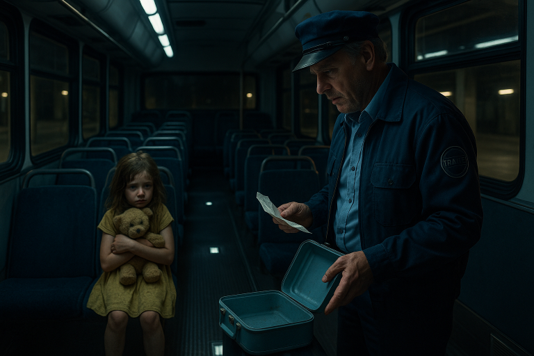 THE GIRL LEFT ON THE NIGHT BUS: A DRIVER’S FINAL SHIFT TURNS INTO A WAR