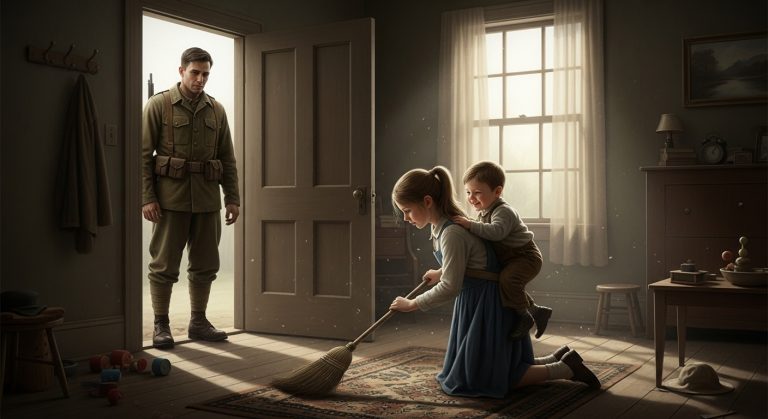 I Came Home From War To Surprise My Family, Only To Find My Wife Gone, My Bank Accounts Drained, And My 12-Year-Old Daughter Raising Her Baby Brother In Squalor.