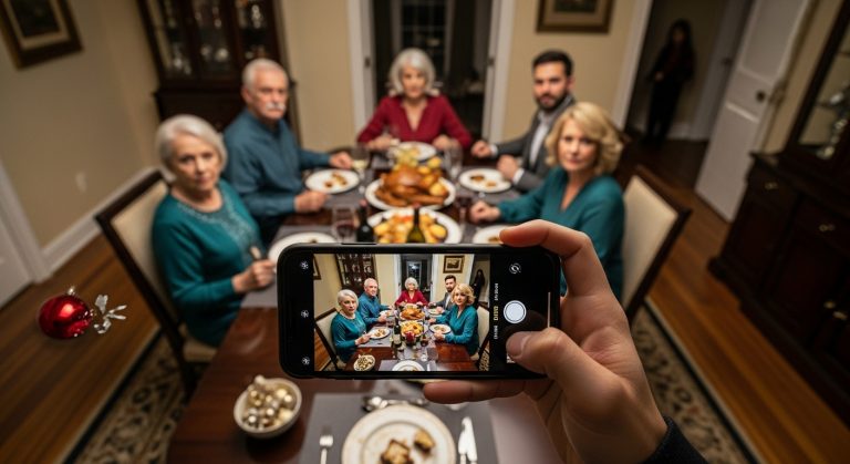 I DROVE THREE HOURS THROUGH A BLIZZARD TO SURPRISE MY FAMILY FOR CHRISTMAS, ONLY TO FIND THEM EATING PIE WHILE MY SEVEN-YEAR-OLD DAUGHTER WAS SHIVERING IN A DARK CORNER WEARING A SIGN THAT SAID ‘FAMILY DISGRACE’—I DIDN’T SCREAM, I DIDN’T CRY, I JUST SILENTLY WALKED OUT AND EXECUTED A REVENGE PLAN SO CALCULATED IT DESTROYED THEIR LIVES IN LESS THAN 48 HOURS