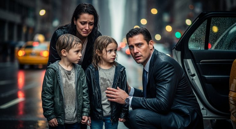 I Am a Billionaire Who Can Buy Anything, Yet I Spent Ten Years Alone in a Penthouse—Until I Saw a Woman Shivering in the Freezing Rain and Recognized Her as the Housekeeper I Let Go a Decade Ago. I Stopped My Car to Help, but When I Saw the Two Children Clinging to Her Legs Looking at Me with My Own Eyes, I Realized My Entire Empire Was Built on a Lie.