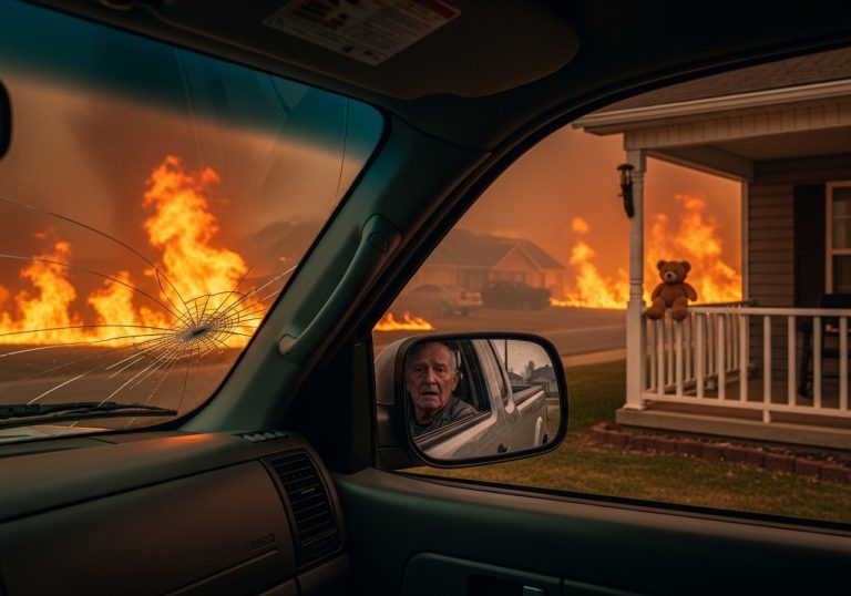 He Walked Into an Inferno for a ‘Worthless’ Toy, But What Was Hidden Inside Made the Police Cry