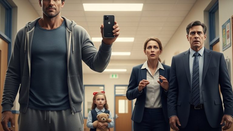 I WORE A HOODIE TO SURPRISE MY DAUGHTER AT LUNCH, BUT I FROZE WHEN I SAW HER TEACHER THROW HER FOOD IN THE TRASH AND SCREAM ‘YOU DON’T DESERVE TO EAT.’ SHE THOUGHT I WAS A BROKE SINGLE DAD. SHE DIDN’T KNOW I COULD BUY THE ENTIRE SCHOOL DISTRICT WITH THE WATCH IN MY POCKET.