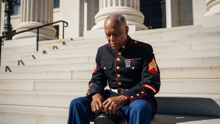 THEY LAUGHED AT HIS FADED MEDALS AND KICKED HIM OUT OF THE HERO’S CEREMONY. BUT WHEN THE ENGINE ROAR STARTED OUTSIDE, THE GOVERNOR STOPPED SMILING. THE “TRASH” THEY EVICTED BROUGHT AN ARMY THEY NEVER SAW COMING.