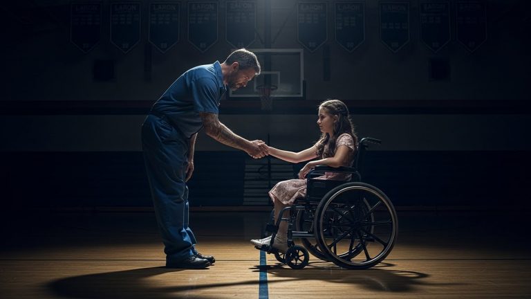 I was the ‘invisible’ janitor. When a girl in a wheelchair asked me to dance, I didn’t hesitate. I didn’t know her billionaire mother was watching from the shadows. What happened next saved my life.