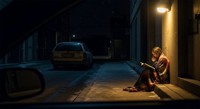 Confused Why His Star Student Was Suddenly Sleeping In Class Every Day, He Followed Her Home With The Intention Of Expelling Her, But His Anger Turned To Instant Regret When He Saw The Devastating Reality Of Her Life Revealed Under A Solitary Streetlight.