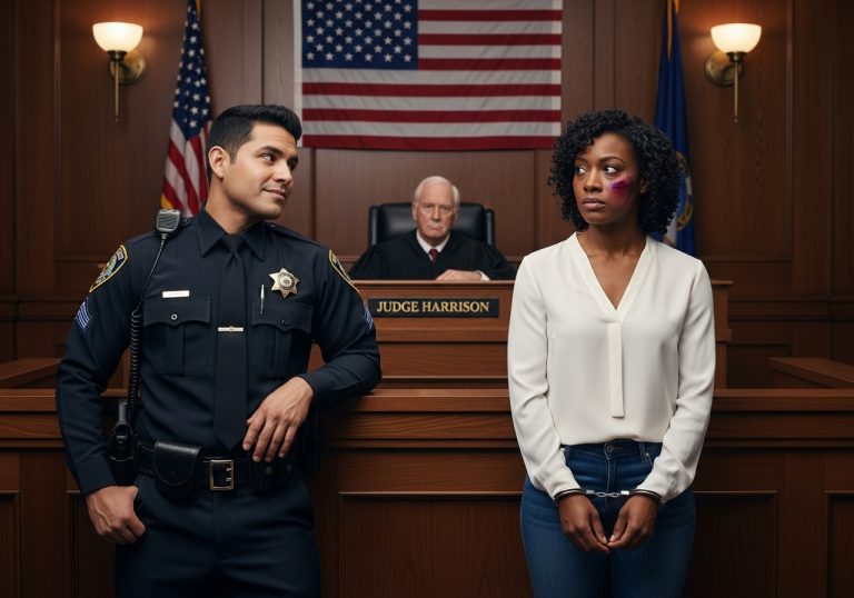 He Slapped Her Face and Called Her a “Ghetto Rat”—Then Watched in Horror as She Put on a Robe. The Cop Thought She Was Just Another Victim, But He Had Just Assaulted the Chief Federal Judge in Her Own Courthouse.