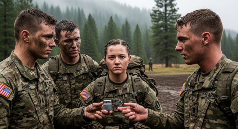 They Treated Me Like A Stray Dog, Mocking My Size And Spitting On My Food During Basic Training, Until A Hand-To-Hand Combat Drill Went Wrong, Tearing My Shirt And Revealing The “Black Omega” Brand On My Shoulder—A Forbidden Symbol That Made The Colonel Freeze In Terror And Forced The Entire Platoon To Realize They Weren’t Bullying A Rookie, But The Daughter Of A Ghost Who Was Born To End Them.
