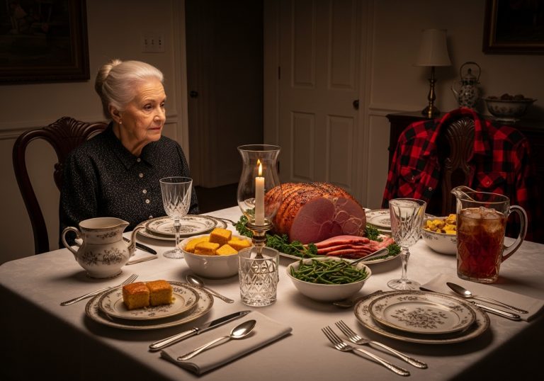 She Cooked a Feast for an Empty Chair and Spent Her Last $30 on a Phone Call. What Happened When the Line Went Dead Will Break Your Heart.