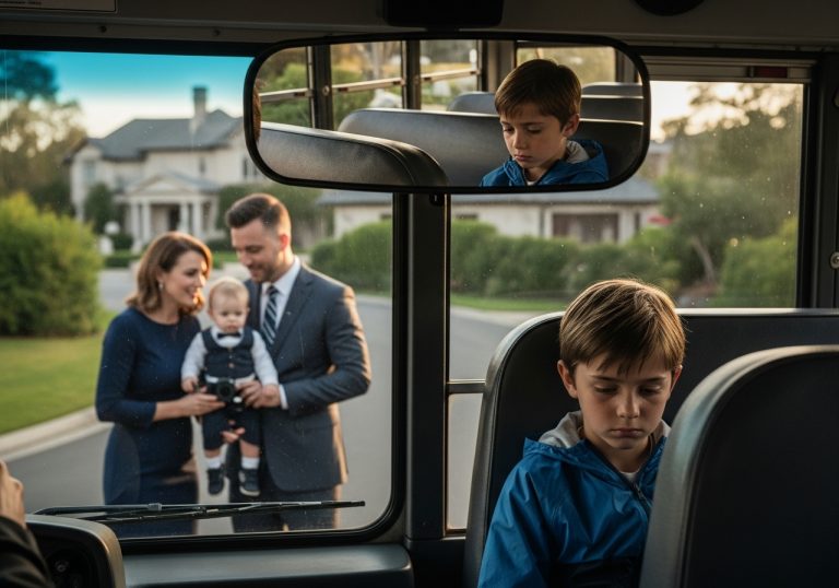 The Boy They Tried to Delete: A Bus Driver Finds a Frozen Child on a Porch and Exposes a Suburban Nightmare