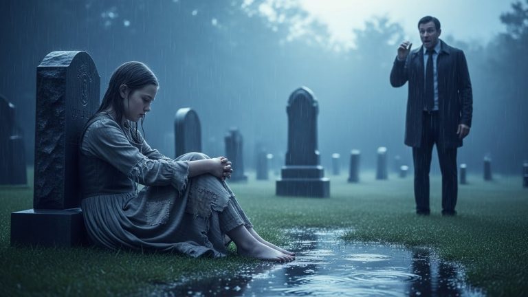 I Found A Stranger Sleeping On My Son’s Grave On The Anniversary Of His Death. I Was About To Call The Police Until She Handed Me A Silver Locket That Changed Everything I Knew About My Family, My Fortune, And The Son I Thought I Lost Forever.
