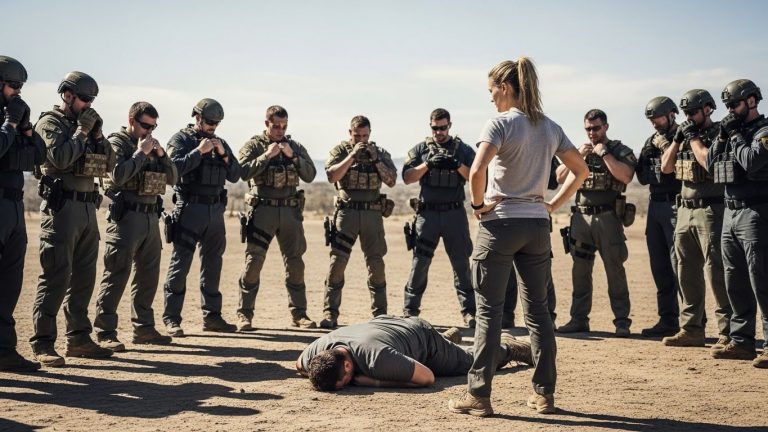 They Locked Me in a Circle of 12 Men, Expecting Me to Break. They Didn’t Know I Spent a Decade Hunting Shadows in Places They Can’t Even Find on a Map. When the First Hand Touched My Shoulder, They Learned the Hardest Lesson of Their Lives: The Quiet Ones Are the Ones You Should Fear the Most.