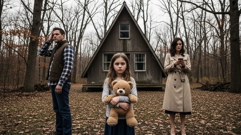 We Left Our 6-Year-Old Daughter Alone in a Freezing Cabin for a Week to Close a Business Deal. We Thought She Was Tough. We Thought She Was Safe. But When We Unlocked the Door, We Realized We Hadn’t Just Left Her Alone—We Had Left Her With Something Else. The Thing We Found in the Corner Wasn’t Our Daughter Anymore.