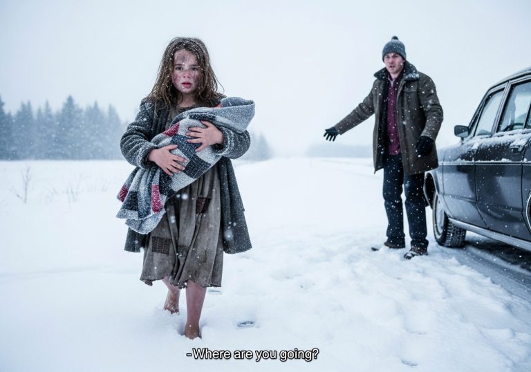I Was Seven Years Old, Dragging My Dying Baby Brother Through A Blinding Blizzard On A Broken Wooden Sled Because My Own Aunt And Uncle Left Us To Freeze While They Went To A Casino, And Just When I Thought The Cold Had Finally Claimed Our Souls, A Stranger In A Black Mercedes Stopped And Changed Our Destiny Forever