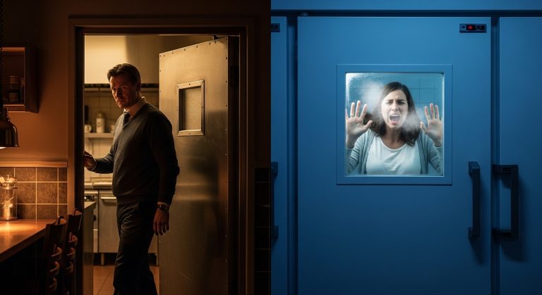 I Was The Head Chef Of Chicago’s Hottest Restaurant And Thought My Husband Was Finally Happy About My Pregnancy, Until He Cornered Me Late One Night And Locked Me In The Sub-Zero Walk-In Freezer To Die, Not Knowing That A Forgotten Security Protocol Would Turn His Perfect Crime Into His Ultimate Nightmare