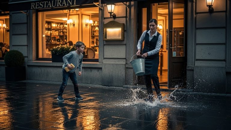 I Watched A Manager Throw Ice Water On A Freezing Homeless Child Outside The fanciest Steakhouse In Chicago. She Didn’t Know That The Man Standing In The Shadows Was Her Boss’s Boss, And That I Was About To Buy The Entire Building Just To Teach Her A Lesson She Would Never Forget.