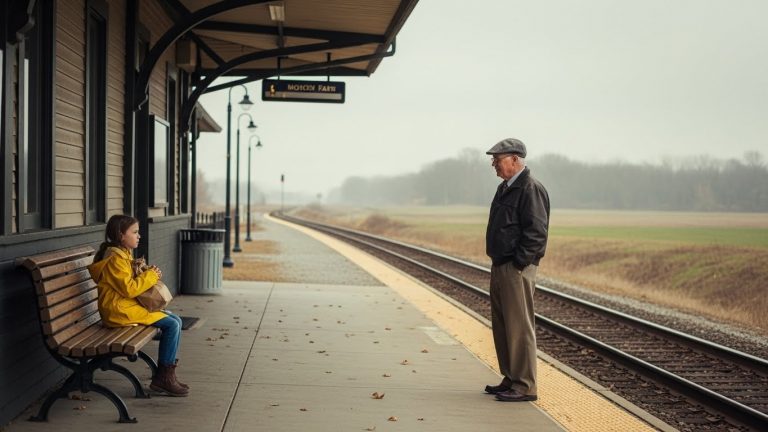 The Stranger in the Dead Man’s Coat: The 5:05 Arrival That Changed a Town Forever