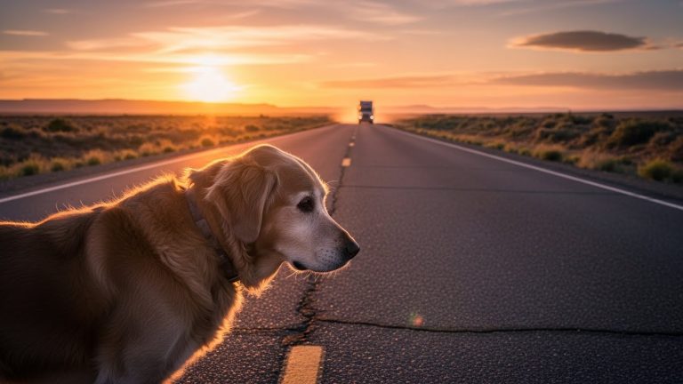 He Kicked An Old, Dying Dog Out To Die On A Lonely Highway, Not Knowing The Promise Kept In The Dog’s Heart. 1,000 Miles Later, The Retribution Was Divine.
