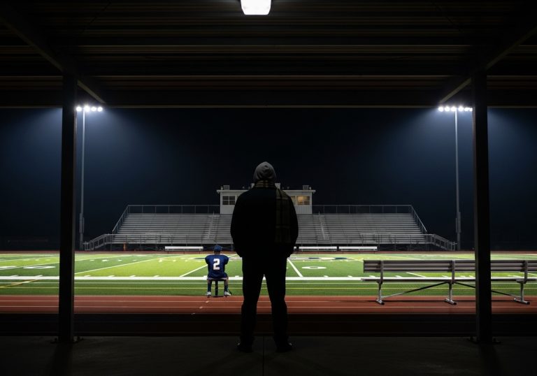 The Town Thought Their Star Quarterback Was Dead. For 5 Years, He Lived in the Shadows of the Stadium, Hiding a Face He Thought His Son Could Never Love.