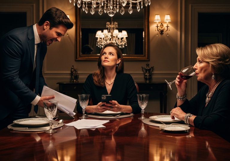 My Husband Slammed Divorce Papers on the Dinner Table Because I Was Too “Provincial” for His New CEO Image, But He Forgot to Check Who Actually Owns the Holding Company That Just Promoted Him, and Now He’s About to Learn That the Wife He’s Trying to Discard is the One Who Signs His Paychecks and Owns the Roof Over His Head