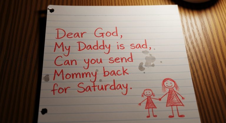 A 6-YEAR-OLD MAILED A LETTER TO “GOD” ASKING FOR HIS DEAD MOM BACK. I WAS SUPPOSED TO SHRED IT, BUT I BROKE FEDERAL LAW INSTEAD.