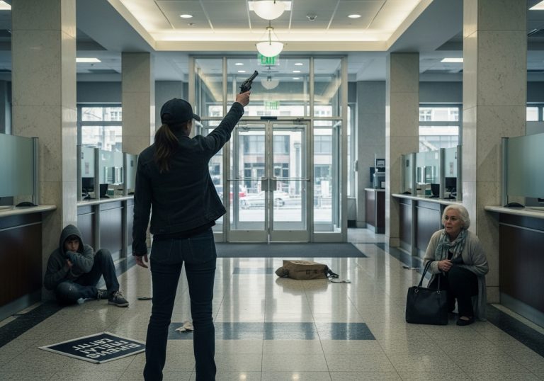 She Took a Bank Hostage With a Rusty Revolver to Demand Her Own Life Savings. When the Police Stormed In, They Found the Gun Was Empty—But Her Reason Was Full of Love.