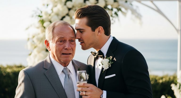 I Was Holding My Champagne Glass, Tears of Joy Streaming Down My Face As I Watched My Only Daughter About To Walk Down The Aisle, When Her Groom Leaned In Close To Me And Whispered Six Words That Froze The Blood In My Veins, Revealing A Sickening Betrayal That Forced Me To Make The Most Heartbreaking Decision A Father Has Ever Had To Make In A Single Heartbeat.